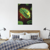 Toile Image Conceptuelle Du Virus De La Rage 1 (Insitu(Chambre))