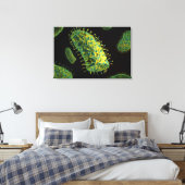 Toile Image Conceptuelle Du Virus De La Rage 2 (Insitu(Chambre))