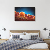 Toile Image Conceptuelle Du Virus Du Cancer 3 (Insitu(Chambre))