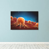 Toile Image Conceptuelle Du Virus Du Cancer 3 (Insitu (Plancher de Bois))