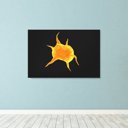 Toile Image Conceptuelle D'Un Plateau (Insitu (Plancher de Bois))