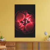 Toile Image conceptuelle d'un utérus contenant des jumea (Insitu(Salon))