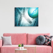 Toile Image Conceptuelle D'Une Telomère Montrant L'ADN (Insitu(Salon))