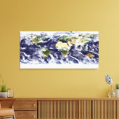 Toile Image couleur vraie de toute la Terre (Insitu(Salon))