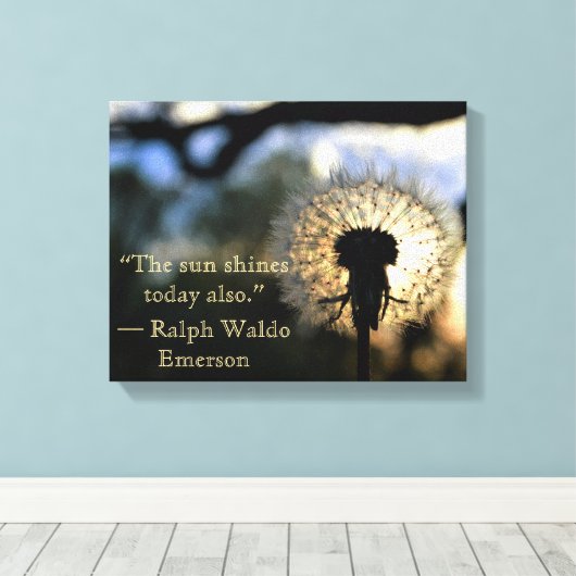 Toile Image Dandelion (Insitu (Plancher de Bois))