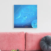 Toile Image de la carte Tortugas sèche (Insitu(Salon))