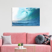 Toile Image de la grande vague de l'océan Pacifique (Insitu(Salon))