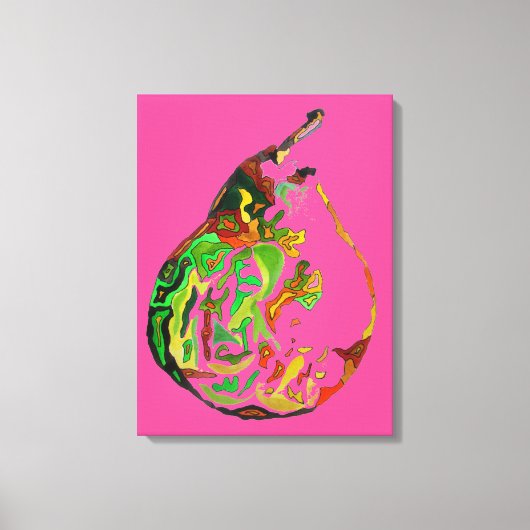 Toile Image de l'art de l'aquarelle de la pop art aux fr (Recto)