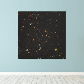 Toile Image de l'espace de champ ultra profond Hubble (Insitu (Plancher de Bois))