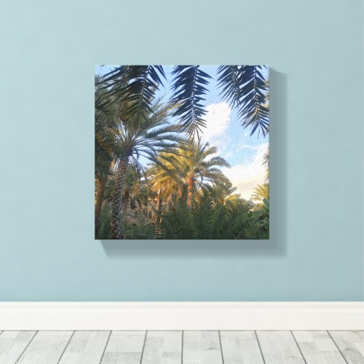 Toile image de palmier  (Insitu (Plancher de Bois))