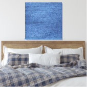Toile Image de texture de denim bleu blanc (Insitu(Chambre))