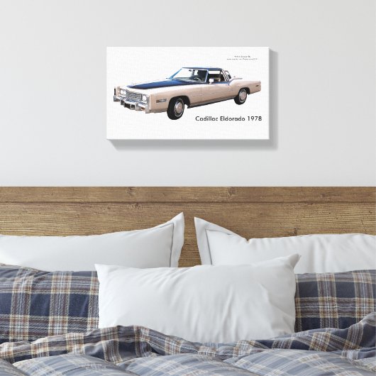 Toile Image de voiture classique pour NullValue-Wrapped- (Insitu(Chambre))