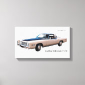 Toile Image de voiture classique pour NullValue-Wrapped- (Recto)
