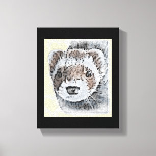 Toile Image du Ferret de l'able