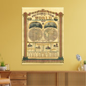 Toile Image du monde (Insitu(Salon))