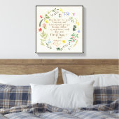 Toile Image du verset biblique Romains 15:5 (Insitu(Chambre))