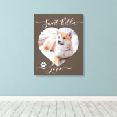 Toile Image en forme de coeur personnalisée et impressio (Insitu (Plancher de Bois))