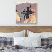 Toile Image géométrique, mimbres Poterie Design (Insitu(Chambre))