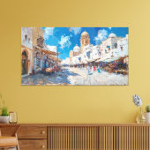 Toile Image impressionniste de la Tunisie (Insitu(Salon))