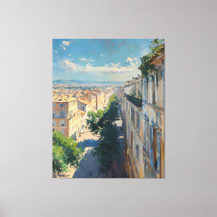 Toile Image impressionniste de Mompellier vers 1906