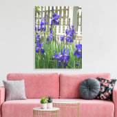 Toile Image Iris Violet (Insitu(Salon))