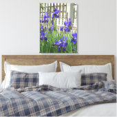 Toile Image Iris Violet (Insitu(Chambre))