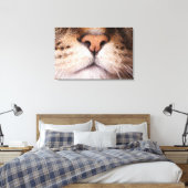 Toile Image macro du nez et de la bouche du chat. (Insitu(Chambre))