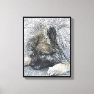 Toile Image numérique intitulée "En paix avec le monde"