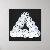 Toile Image optique Dice Stretched Canvas (Recto)
