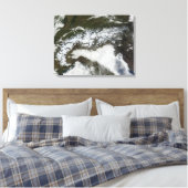 Toile Image satellite de la chaîne de montagnes des Alpe (Insitu(Chambre))