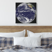 Toile Image satellite de la Terre (Insitu(Chambre))