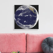 Toile Image satellite de la Terre 2 (Insitu(Salon))