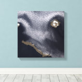 Toile Image satellite de l'île de Semisopochnoi (Insitu (Plancher de Bois))