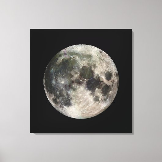 Toile Image vive de la Lune (Recto)