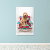 Toile Images Getty | Cute Goldendoodle (Insitu (Plancher de Bois))