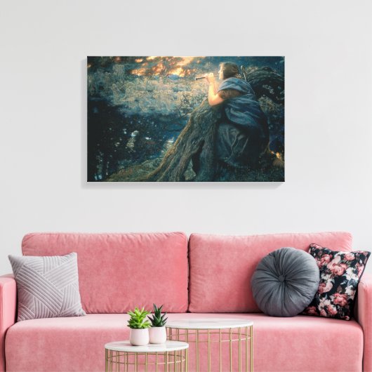 Toile Imaginaire à Twilight (par Edward Robert Hughes) (Insitu(Salon))