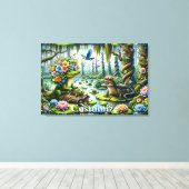 Toile Imaginaire alligator marécage Thunder_Cove (Insitu (Plancher de Bois))