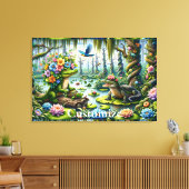 Toile Imaginaire alligator marécage Thunder_Cove (Insitu(Salon))