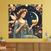 Toile imaginaire art femme style tarot (Insitu(Salon))