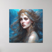 Toile Imaginaire Belle Sirène Princesse (Recto)