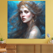 Toile Imaginaire Belle Sirène Princesse (Insitu(Salon))