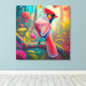 Toile Imaginaire Birds Homme Cardinal (Insitu (Plancher de Bois))