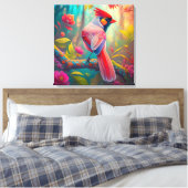 Toile Imaginaire Birds Homme Cardinal (Insitu(Chambre))