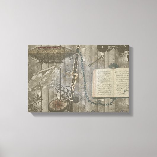 Toile Imaginaire Clarinet Steampunk (Recto)