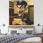 Toile Imaginaire Cute Strange Postal Worker (Insitu(Chambre))
