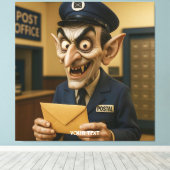 Toile Imaginaire Cute Strange Postal Worker (Insitu (Plancher de Bois))