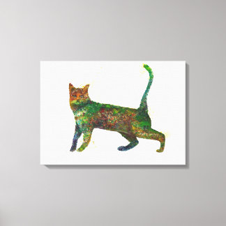Toile Imaginaire de chat Abstrait