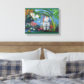 Toile Imaginaire de jardin balinais (Insitu(Chambre))