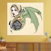 Toile Imaginaire du dragon d'Elf Warrior (Insitu(Salon))