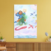 Toile Imaginaire Eros Dieu Lumière Dimension Aquarelle A (Insitu(Salon))